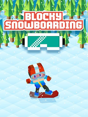 download Blocky snowboarding apk